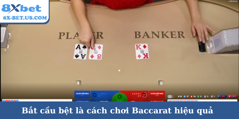 Bắt cầu bệt là cách chơi Baccarat hiệu quả